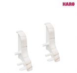 Haro Zwischenstück SnowPine Kunststoff für Sockelleiste 19x39mm geschwungen (2 Stück/Pack), Art. Nr.: 408724