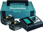 Makita Power-Source-Kit Li 18 V/3,0 Ah 2 Akkus und Ladegerät im MAKPAC