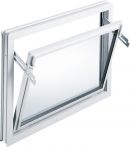 MEA Kunststoff-Fenster MEALON Kipp ISO mit Isolierglas 24 mm 125 x 100 cm