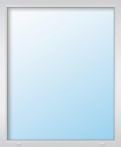 Meeth Kunststofffenster Typ 76/3 | Festverglasung | UW 0,9 | Weiß