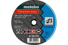 Metabo Flexiamant super 125x2,0x22,23 Stahl, Trennscheibe, gerade Ausführung (616107000)