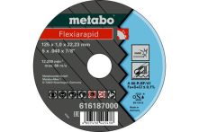 Metabo Flexiarapid 125x1,0x22,23 Inox, Trennscheibe, gerade Ausführung (616187000)