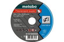 Metabo Flexiamant super 125x1,0x22,23 Stahl, Trennscheibe, gerade Ausführung (616189000)