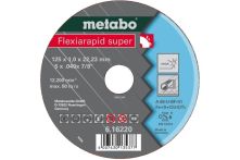 Metabo Flexiarapid super 115x0,8x22,23 mm, Inox, Trennscheibe, gekröpfte Ausführung (616208000)