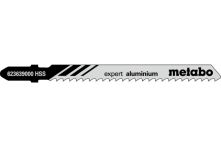 Metabo 5 Stichsägeblätter, Aluminium + NE-Metalle, Serie expert, 74/ 3,0 mm, HSS (623639000)