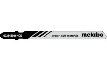 Metabo 5 Stichsägeblätter, weiche Werkstoffe, Serie expert, 74 mm, HCS (623641000)