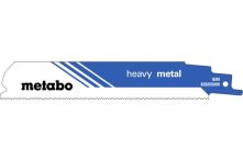 Metabo 5 Säbelsägeblätter, Metall, Serie professional, 150x25x1,1 mm, 1,4+1,8 mm/ 14+18 TPI (628255000)