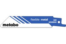 Metabo 5 Säbelsägeblätter, Metall, Serie flexible, 100x 0,9 mm, BiM, 1,41 mm/ 18 TPI (628268000)