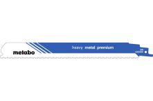 Metabo 2 Säbelsägeblätter, Metall, Serie professional premium, 225x25x1,1 mm, 2,5+3,2 mm/ 8+10 TPI (628269000)