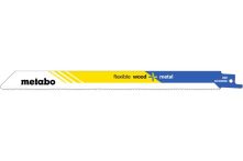 Metabo 25 Säbelsägeblätter, Holz+Metall, Serie flexible, 225x 0,9 mm, BiM, 1,8-2,6 mm/ 10-14 TPI (628247000)