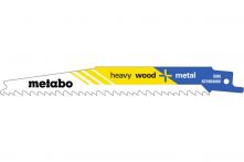 Metabo 5 Säbelsägeblätter, Holz mit Nägel, Serie flexible, 150x 1,25 mm, BiM, 3,2 mm/ 5,1 TPI (631984000)