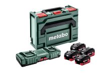 Metabo Basis-Set 4x LiHD 10Ah + ASC 145 DUO + metaBOX (685143000)