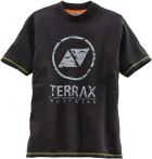 Terrax Herren T-Shirt Terrax Workwear - Schwarz/Limette