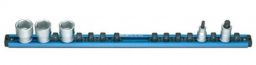 NW Steckleiste f.Steckschlüsseleinsätze magn.L.580mm 1/2 Zoll 18 Steckplätze GEDORE (4000821410)