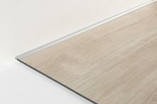 Parador Abschlussprofil Aluminium für Designboden Silber, 1000 mm lang, Bodenbeläge 4 - 9 mm (1744328)