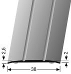 Parkettfreund Übergangsprofil PF 438SK Universal selbstklebend, Aluminium eloxiert - 100 cm lang