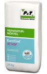 P&T EuroCret 40 Reparaturmörtel HSF 0-4 mm faserverstärkt und sulfatbeständig - 25 Kg