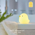MegaLight Nacht Badelicht Swimmy Duck mit Akku | inkl. USB Kabel