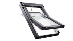 RotoQ Tronic QT4 Kunststoff-Dachfenster | Schwingfenster