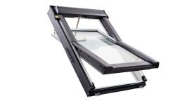 RotoQ Tronic QT4 Holz-Dachfenster | Schwingfenster