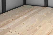Skan Holz Fußboden CrossCube, 253x169 cm - Natur