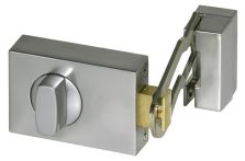 Süd-Metall Kastenzusatzschloß mit Sperrriegel und ohne Aussenzylinder für Tür DIN L