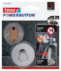 tesa Powerbutton® Haken Premium Chrom Tragkraft max. 8kg