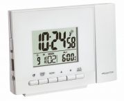 TFA Funk-Projektionsuhr mit Temperatur ohne Batterien weiß (60.5013.02)