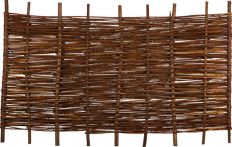 ASO Weidengeflechtzaun, geflochten auf Haselnußruten, 180 x 90 cm