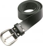 Ledergürtel schwarz 38mm breit für Bundw. 75-120cm (293212P)