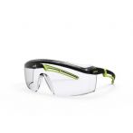 Uvex Schutzbrille astrospec 2.0 farblos, schwarz/lime - 9164285
