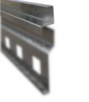 VOLFI Platten-Halteprofil Oberteil Aluminium PHP-O20 73/45/2 mm - 2 m Länge