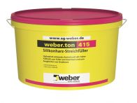 weber.ton 415 Silikonharz-Streichfüller Farbe 200.3 15 Liter