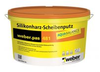 weber.pas 481 AquaBalance Silikon-Scheibenputz 25 Kg