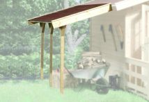 Weka Schleppdach für Gartenhaus ab Haust