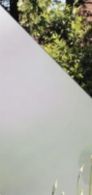 GroJa Ambiente Glaszaun Schräg rechts 90 x 180/90 x 0,8 cm Satiniert, ohne Pfosten