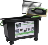 Hufa Waschset Profi-Clean Spezial incl. 24 Ltr. Eimer, Rollen, Sieb und Brett (gerastert) 14x28 mm