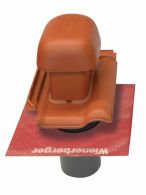 Koramic Alegra 15 Dachlüfter 150 mm | Rot engobiert | Wienerberger