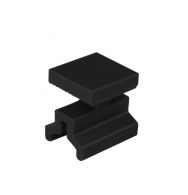 Kovalex Kunststoff-Montageclip Schwarz 25 Stück im Beutel (für ca. 1 qm)