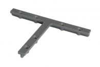 Kovalex Kunststoff-Rahmenverbinder für Alu-Unterkonstruktion Schwarz 12 cm 4 Stück