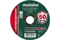 Metabo Limited Edition 115 x 1,0 x 22,23 mm, Inox, Trennscheibe, gerade Ausführung (616262000)