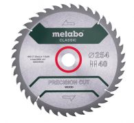 Metabo Sägeblatt precision cut wood - classic, 254x2,4/1,6x30, Z40 WZ 20° (628325000)