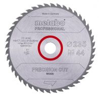 Metabo Sägeblatt precision cut wood - professional, 235x2,6/1,8x30, Z44 WZ 15° (628494000)