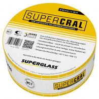 Superglass Supercral gelb Klebeband 60 mm breit - 40 m Rolle