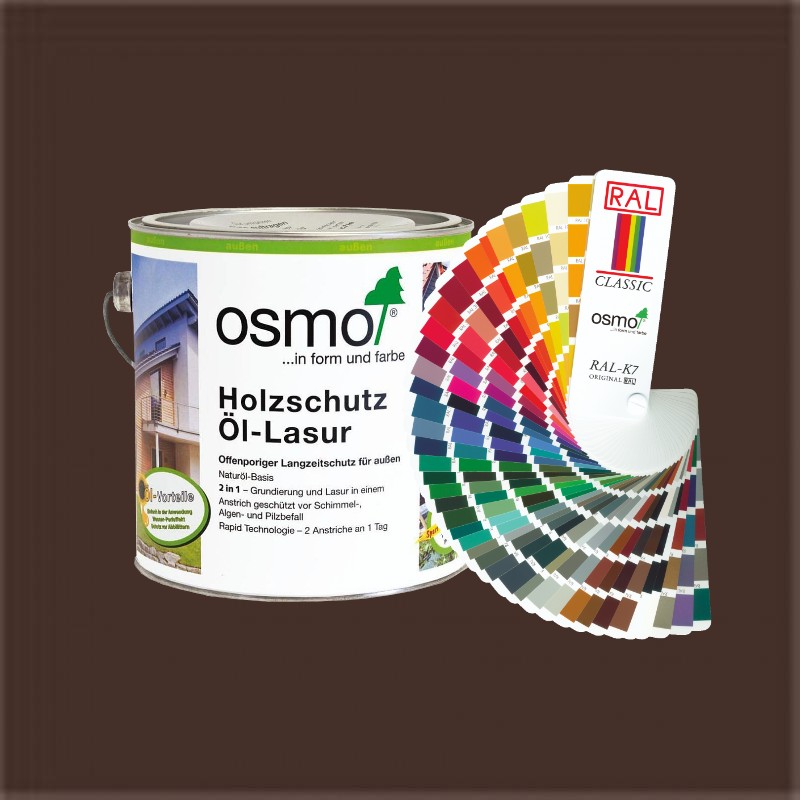 Osmo Holzschutz Ol Lasur Wunschfarbe Nach Ral Mischfarbe 25 Liter