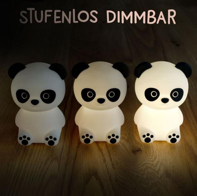 Dimmbar (4260198488950) USB mit inkl. Panda MegaLight Akku Kabel | | Nachtlicht Paddy