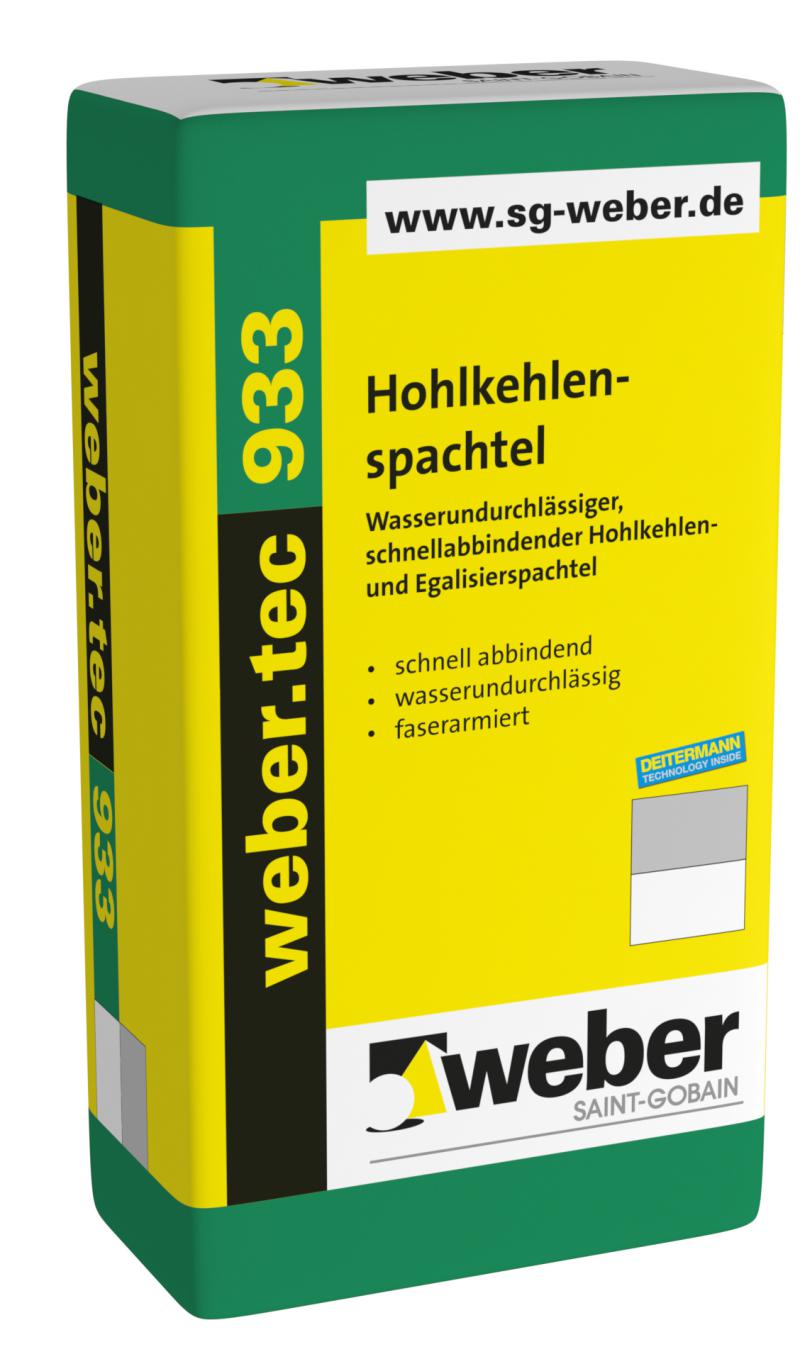 weber.tec 933 Hohlkehlenspachtel - 25 kg (4011361115803)